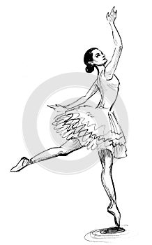 Dancing ballerina