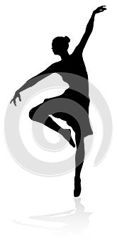 Dancing Ballet Dancer Silhouette