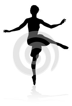 Dancing Ballet Dancer Silhouette