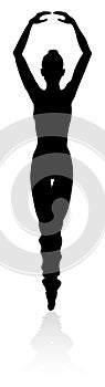 Dancing Ballet Dancer Silhouette