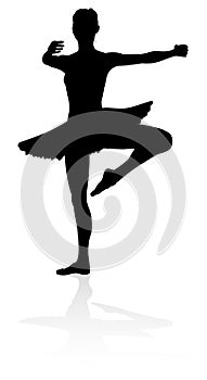 Dancing Ballet Dancer Silhouette
