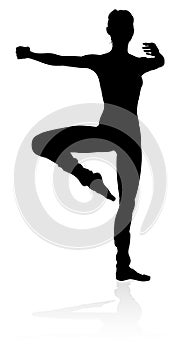 Dancing Ballet Dancer Silhouette