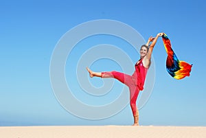 Bailar sobre el Playa 