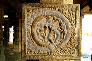 The Dancing beauties on temple walls