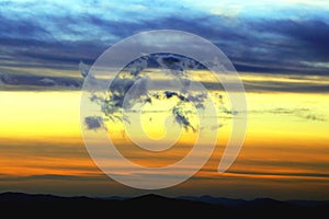 Dancing clouds in the sky