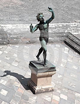 Dancing Faun statue, Pompeii photo