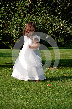 Dancing Flower Girl