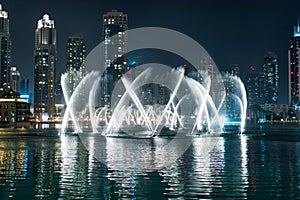 Dancing fountain in Dubai