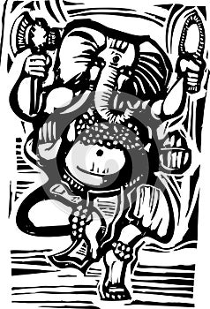 Dancing Ganesha