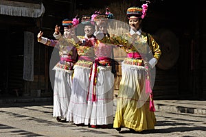 Dancing Performance of the Mosuo Minority, China