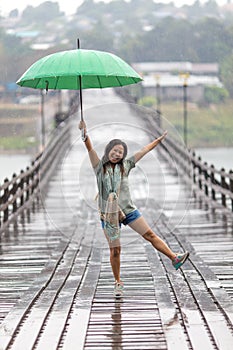 Dancing in the rain