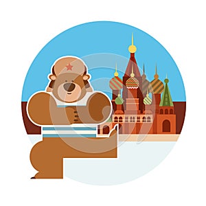 Dancing russian bear