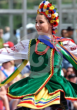 Dancing Ukranian girl