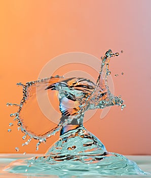 Dancing water droplet High Speed Photography