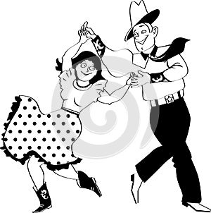 Dancing western