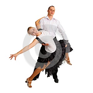 Dancing young couple