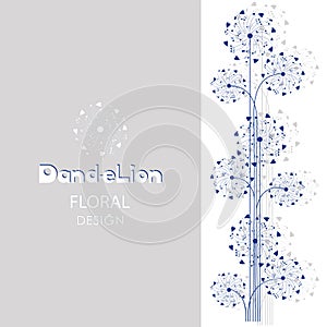 Dandelions. Musical background.