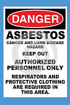 Danger Asbestos