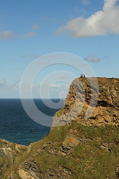 Danger on the clifftop walk