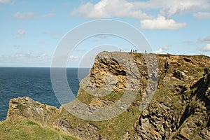 Danger on the clifftop walk