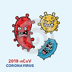 Danger Corona Virus Illustration Vector