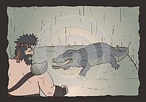 Danger crocodile