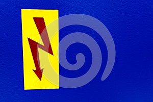 Sign - caution high voltage