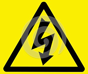 Danger of electrocution warning sign