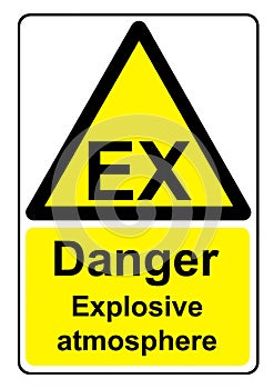 Danger Explosive Atmosphere