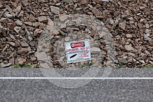 Danger Explosives Keep Out Sign