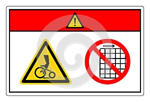 Danger Hand Entanglement Belt Drive Do Not Remove Guard Symbol Sign, Vector Illustration, Isolate On White Background Label .EPS10