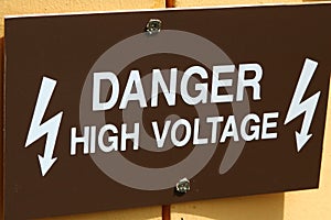 Danger - High Voltage