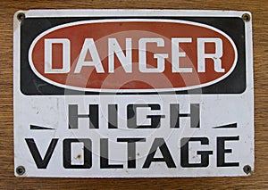 Danger High Voltage