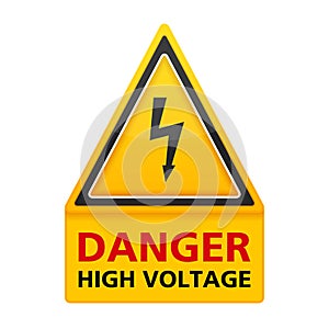 Danger High Voltage Sign