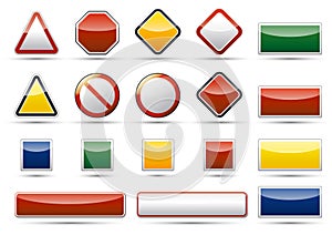 Danger icon elements