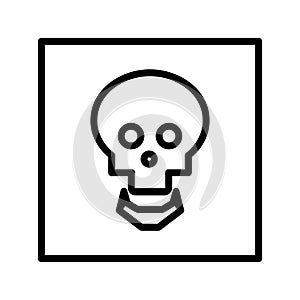 Danger icon or logo isolated sign symbol vector illustration