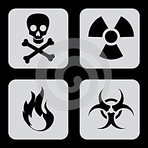 Danger icons