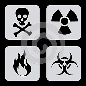 Danger icons