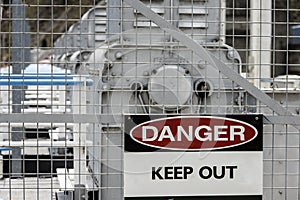 Danger Keep Out sign