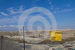 Danger Mines sign