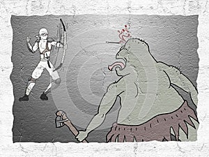 Danger monster attack