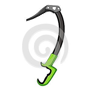 danger piolet ice tool cartoon vector illustration photo