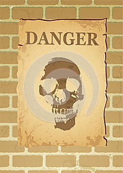 Danger poster