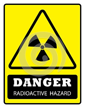 Danger radiation-active icon