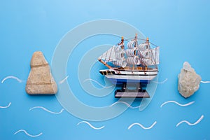 danger for ship concept