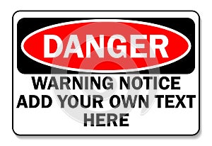 Danger sign