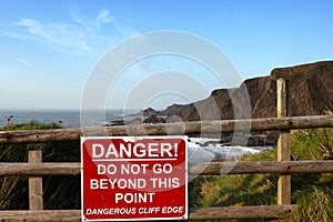 A danger sign