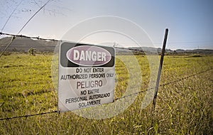 Danger Sign photo