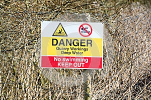 Danger sign of Deep Water seen in early Spring - 1