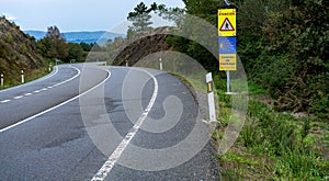 sign of the Camino de Santiago photo